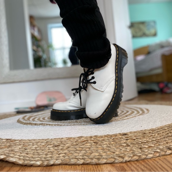 Dr marten 1461 quad platform women white - Picture 7 of 8